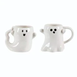 Enesco Ghost Shaped Mugs Set Of 2