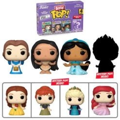 FUNKO Disney Princess 4-Pack Series 2 Bitty Pop!