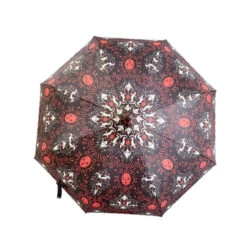 Johanna Parker X Lipstick & Chrome Halloween Haunters Pagoda Umbrella