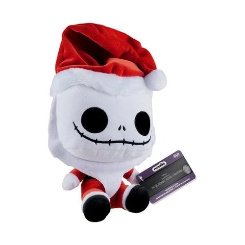 FUNKO Disney The Nightmare Before Christmas 30th Anniv. Santa Jack Skellington 7-Inch Pop! Plush 4 FUNKO Disney The Nightmare Before Christmas 30th Anniv. Santa Jack Skellington 7-Inch Pop! Plush - Image 2