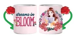 Disney Belle Dreams In Bloom Roses 20oz Shaped Handle Mug