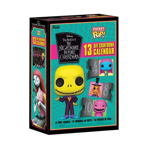 Funko Pop! The Nightmare Before Christmas Blacklight 13 Day Advent Calendar 4 Funko Pop! The Nightmare Before Christmas Blacklight 13 Day Advent Calendar - Image 2