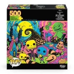 FUNKO The Nightmare Before Christmas Blacklight 500-Piece Pop! Puzzle -Toy Haven 59d17c4fd9324c09a11a1aeaf462f972