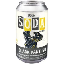 FUNKO Marvel Black Panther Wakanda Forever Black Panther Soda Vinyl Figure -Toy Haven 5a265a88a9754b4c93e038b408e5cc0f