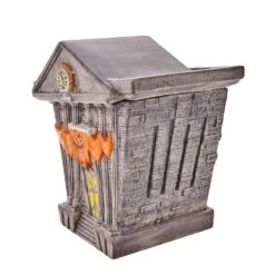 Enesco Halloween Town City Hall Cookie Jar -Toy Haven 6010946 3
