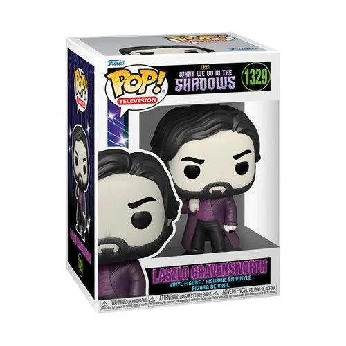FUNKO What We Do In The Shadows Laszlo Cravensworth Pop! Vinyl Figure #1329 4 FUNKO What We Do In The Shadows Laszlo Cravensworth Pop! Vinyl Figure #1329 - Image 2