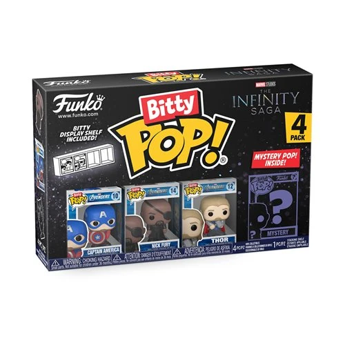 FUNKO Marvel The Infinity Saga 4-Pack Series 1 Bitty Pop! 4 FUNKO Marvel The Infinity Saga 4-Pack Series 1 Bitty Pop! - Image 2