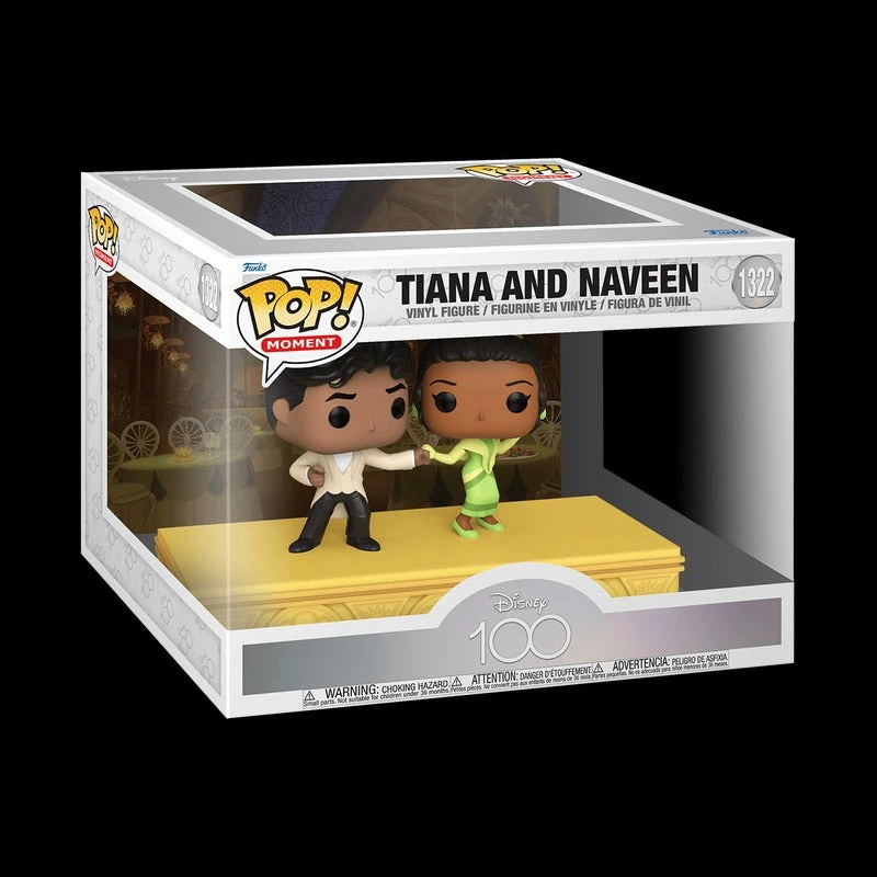 FUNKO Disney 100 Princess And The Frog Tiana And Naveen Pop! Vinyl Moment #1322 5 FUNKO Disney 100 Princess And The Frog Tiana And Naveen Pop! Vinyl Moment #1322 - Image 3