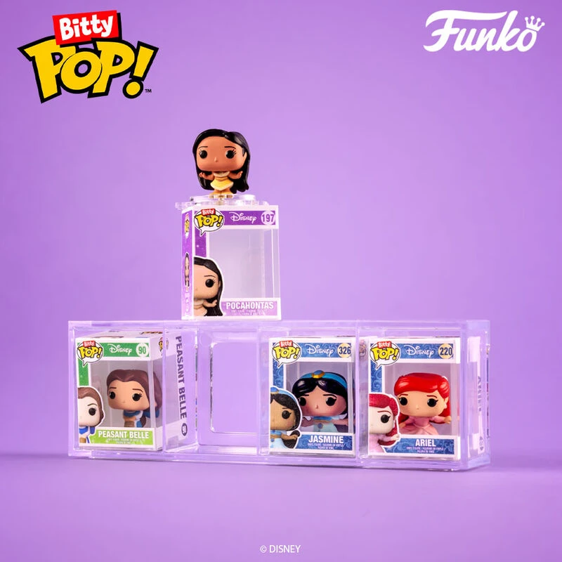 FUNKO Disney Princess 4-Pack Series 2 Bitty Pop! 5 FUNKO Disney Princess 4-Pack Series 2 Bitty Pop! - Image 3