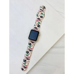 Christmas Pug Silicone Watch Band