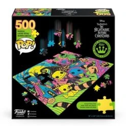 FUNKO The Nightmare Before Christmas Blacklight 500-Piece Pop! Puzzle -Toy Haven 78c297cffa594dd09def0685c9952ac8