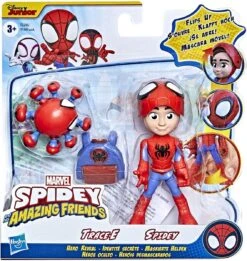 Disney Spidey And His Amazing Friends Trace-E And Spidey Hero Reveal 2 Pack F1469