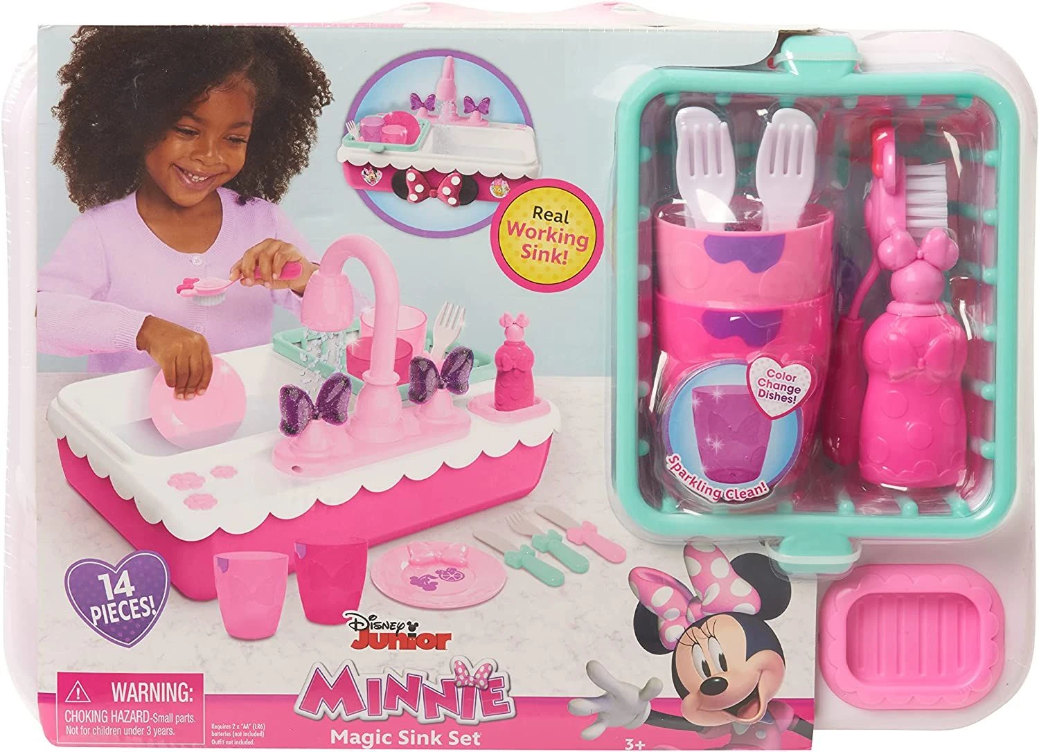 Disney Junior Minnie Mouse Happy Helpers Magic Sink Set 4 Disney Junior Minnie Mouse Happy Helpers Magic Sink Set - Image 3