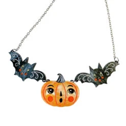 Johanna Parker X Lipstick & Chrome Jack-a-Boo & Batsy Too Necklace