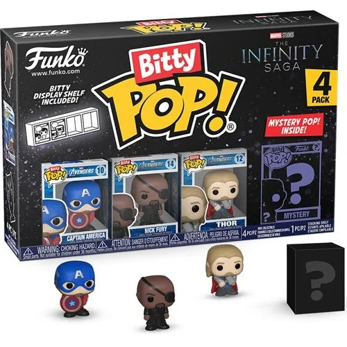 FUNKO Marvel The Infinity Saga 4-Pack Series 1 Bitty Pop! 3 FUNKO Marvel The Infinity Saga 4-Pack Series 1 Bitty Pop!