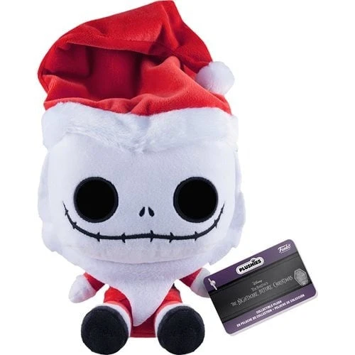 FUNKO Disney The Nightmare Before Christmas 30th Anniv. Santa Jack Skellington 7-Inch Pop! Plush 3 FUNKO Disney The Nightmare Before Christmas 30th Anniv. Santa Jack Skellington 7-Inch Pop! Plush