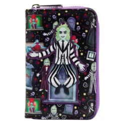 Loungefly Beetlejuice Icons AOP Ziparound Wallet