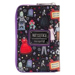 Loungefly Beetlejuice Icons AOP Ziparound Wallet -Toy Haven BTJWA0014 LFBEETLEJUICEICONSAOPZIPAROUNDWALLET0007BACK