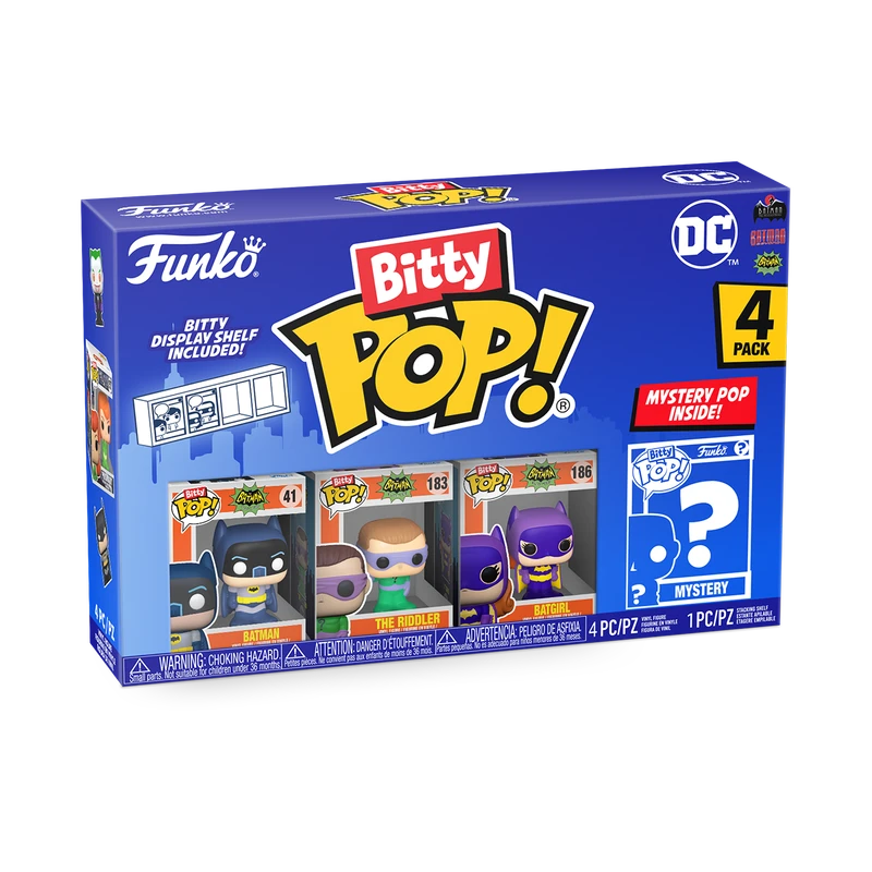FUNKO DC Comics 4-Pack Series 4 Bitty Pop! 3 FUNKO DC Comics 4-Pack Series 4 Bitty Pop!