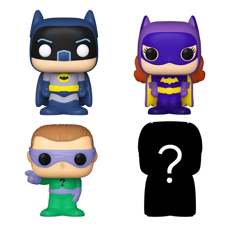 FUNKO DC Comics 4-Pack Series 4 Bitty Pop! 4 FUNKO DC Comics 4-Pack Series 4 Bitty Pop! - Image 2