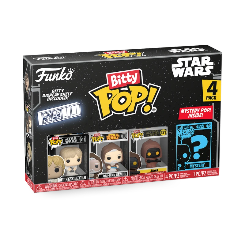 FUNKO Star Wars 4-Pack Series 1 Bitty Pop! 3 FUNKO Star Wars 4-Pack Series 1 Bitty Pop!