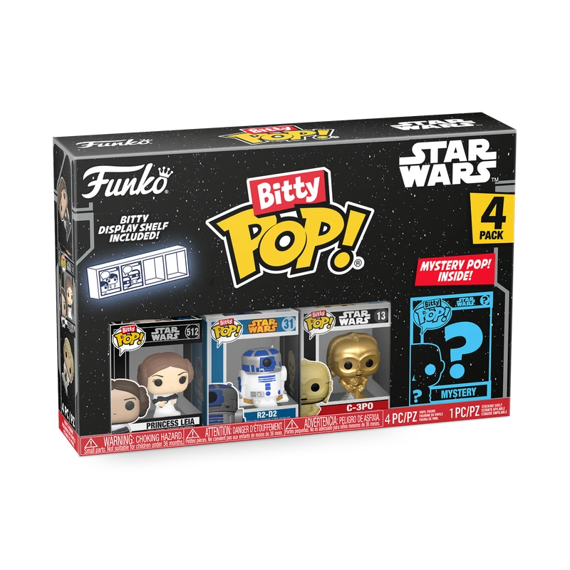 FUNKO Star Wars 4-Pack Series 2 Bitty Pop! 3 FUNKO Star Wars 4-Pack Series 2 Bitty Pop!