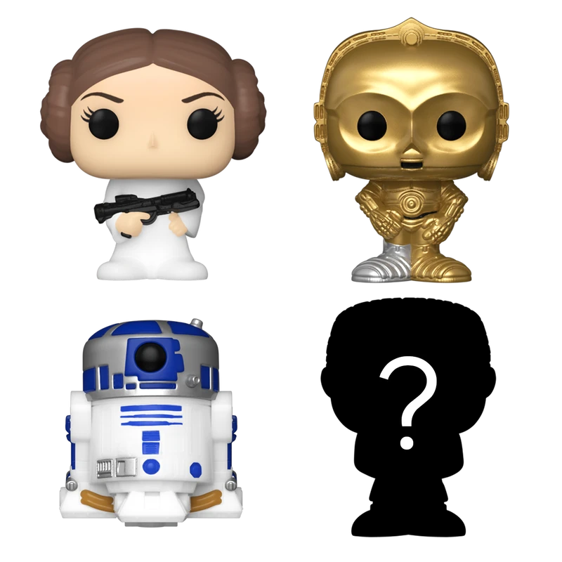 FUNKO Star Wars 4-Pack Series 2 Bitty Pop! 4 FUNKO Star Wars 4-Pack Series 2 Bitty Pop! - Image 2