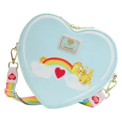 Loungefly Care Bears Heart Cloud Party Rainbow Strap Crossbody Bag -Toy Haven CBTB0006 LFCAREBEARSHEARTCLOUDPA 3