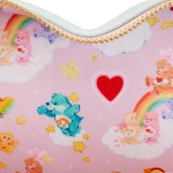 Loungefly Care Bears Heart Cloud Party Rainbow Strap Crossbody Bag -Toy Haven CBTB0006 LFCAREBEARSHEARTCLOUDPA 4