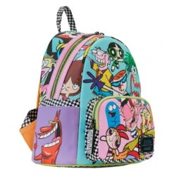 Loungefly Cartoon Network Retro Collage Mini Backpack 13 Loungefly Cartoon Network Retro Collage Mini Backpack -Toy Haven CNBK0002 LFCARTOONNETWORKRETROCOLLAGEMINIBACKPACK0985SID2