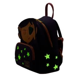 Loungefly Laika Coraline Stars Cosplay Mini Backpack -Toy Haven COBK0023 LFLAIKACORALINESTARSCOSPLAYMINIBKPK 008 SIDEGLOW