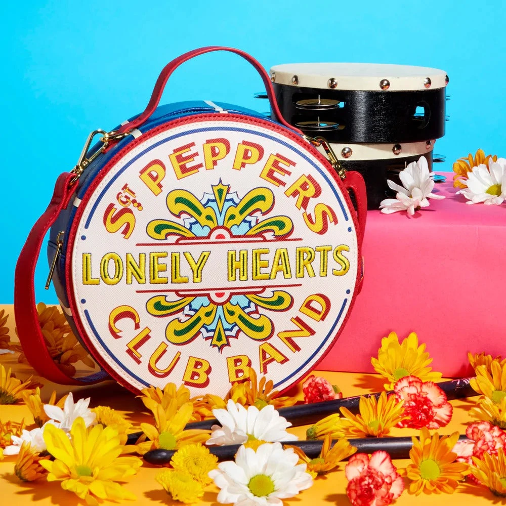 Loungefly The Beatles Sgt Peppers Drum Convertible Backpack 3 Loungefly The Beatles Sgt Peppers Drum Convertible Backpack