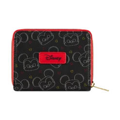 Funko Pop Disney Mickey Head AOP Wallet -Toy Haven FunkoPop byLoungeflyMickeyMouseZipAroundWallet hi res 2