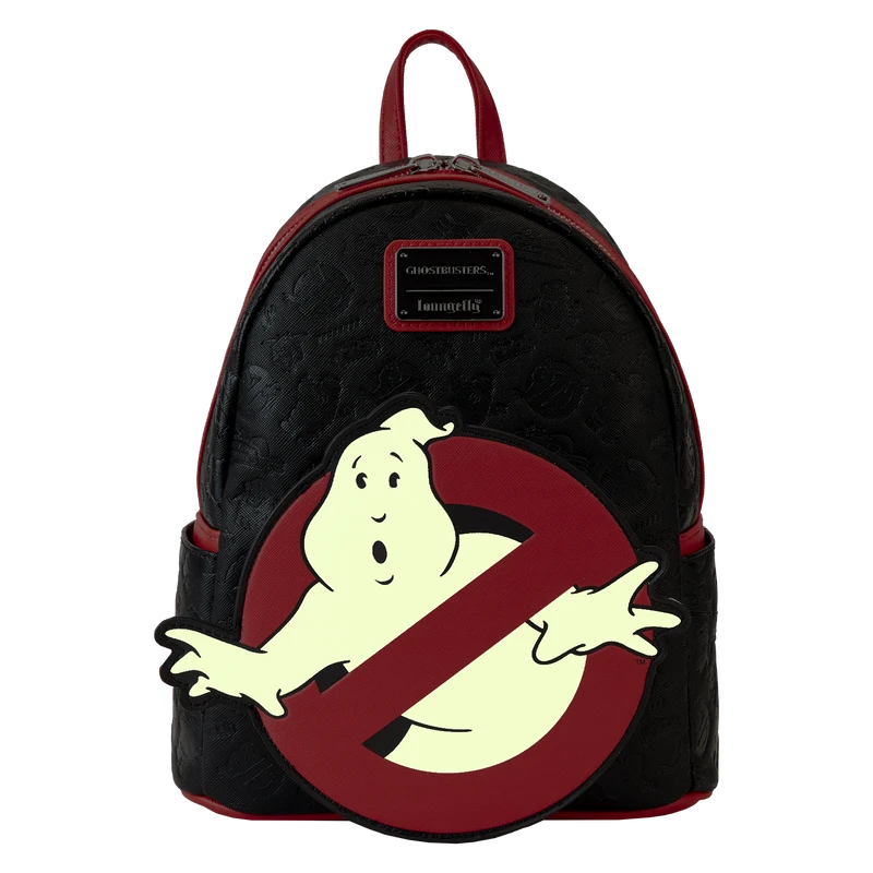 Loungefly Ghostbusters No Ghost Logo Mini Backpack 4 Loungefly Ghostbusters No Ghost Logo Mini Backpack - Image 2