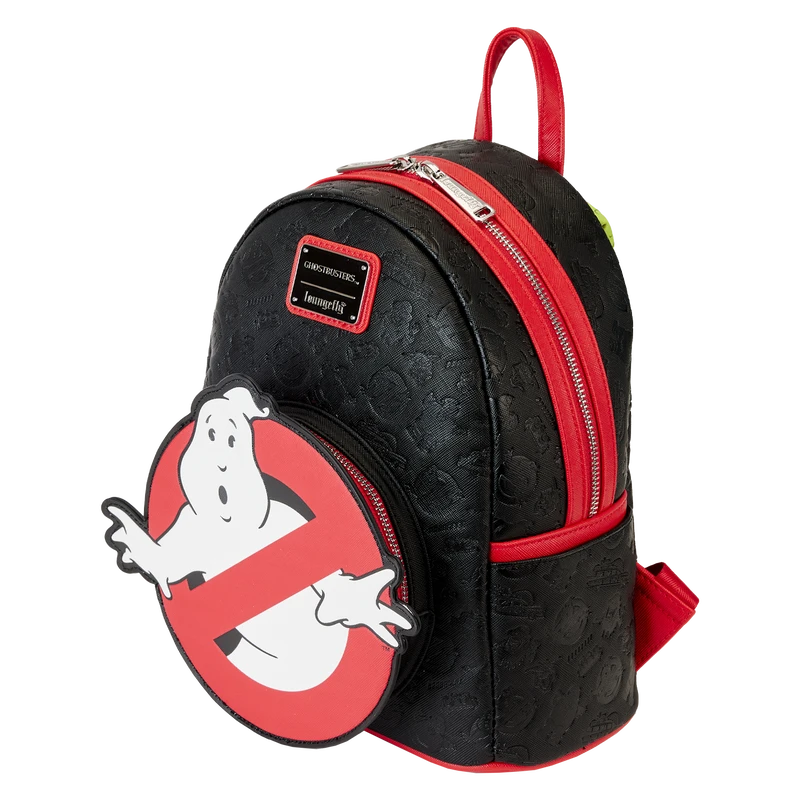 Loungefly Ghostbusters No Ghost Logo Mini Backpack 5 Loungefly Ghostbusters No Ghost Logo Mini Backpack - Image 3