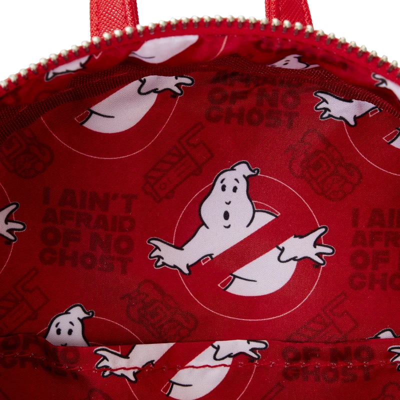 Loungefly Ghostbusters No Ghost Logo Mini Backpack 7 Loungefly Ghostbusters No Ghost Logo Mini Backpack - Image 5