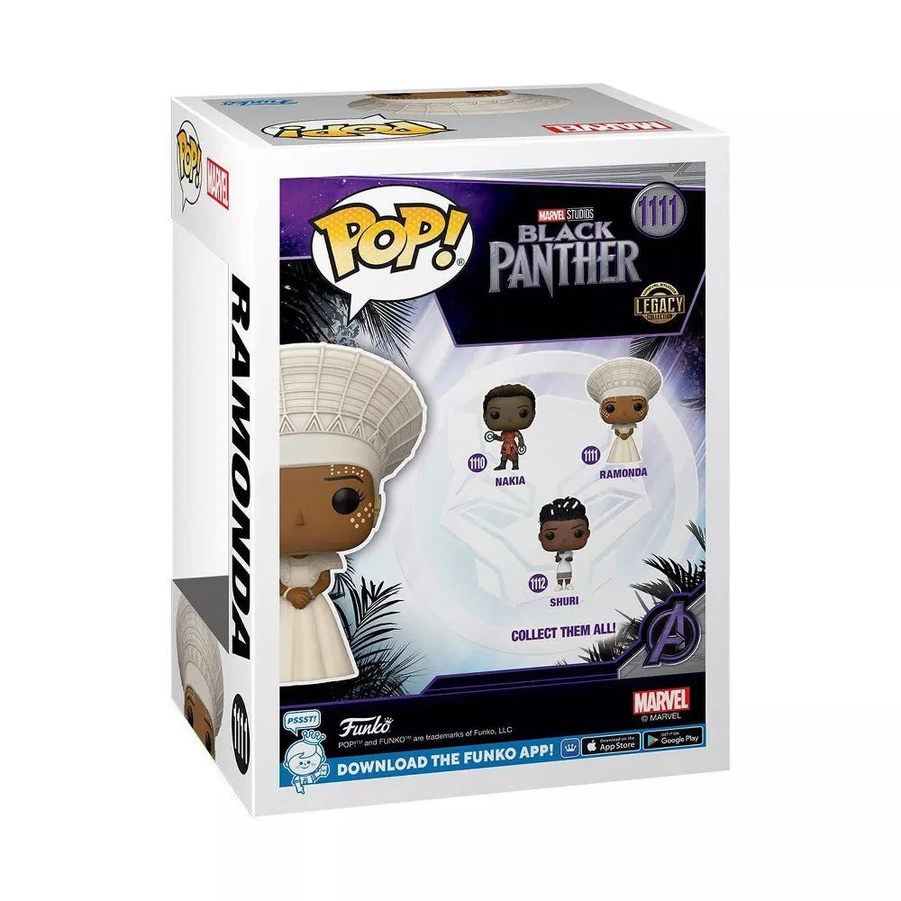FUNKO Marvel Black Panther Legacy Ramonda Pop! Vinyl Figure #1111 Exclusive 4 FUNKO Marvel Black Panther Legacy Ramonda Pop! Vinyl Figure #1111 Exclusive - Image 2