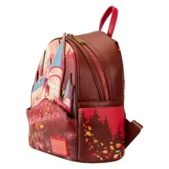 Loungefly Harry Potter Hogwarts Fall Mini Backpack -Toy Haven HPBK0236 LFWBHARRYPOTTERHOGWARTSFALLMINIBACKPACKS3238SIDE