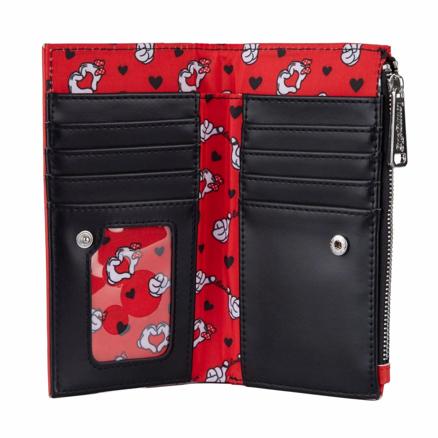 Loungefly Disney Mickey And Minnie Valentines Flap Wallet 5 Loungefly Disney Mickey And Minnie Valentines Flap Wallet - Image 3