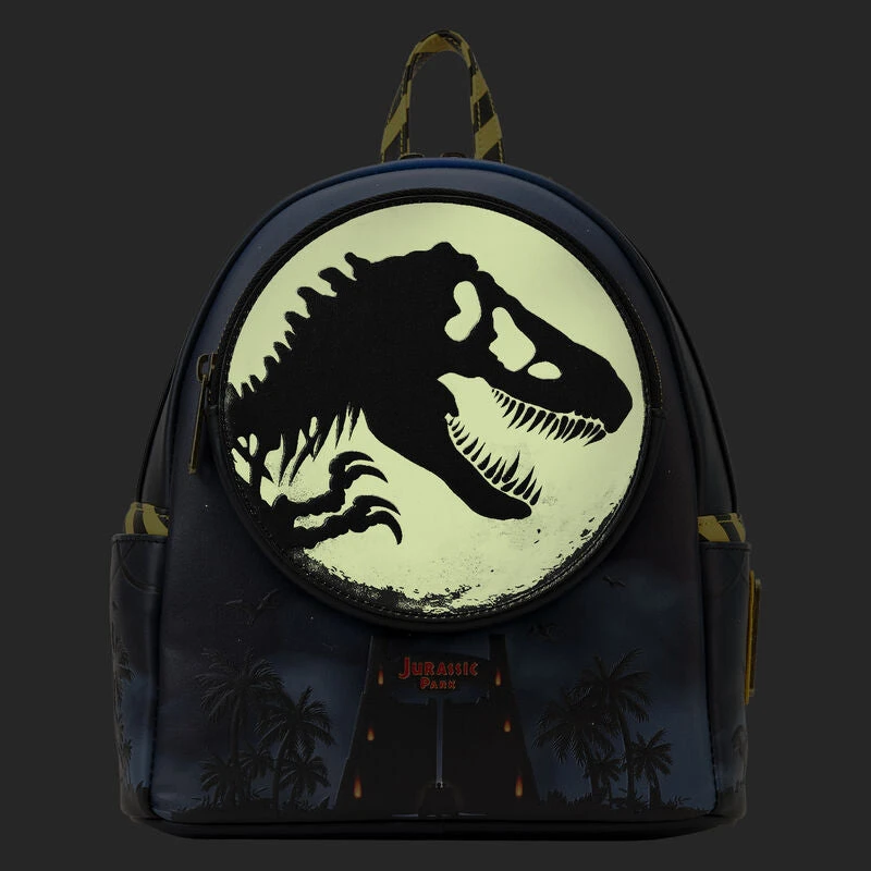 Loungefly Jurassic Park 30th Dino Moon Glow Mini Backpack 4 Loungefly Jurassic Park 30th Dino Moon Glow Mini Backpack - Image 2