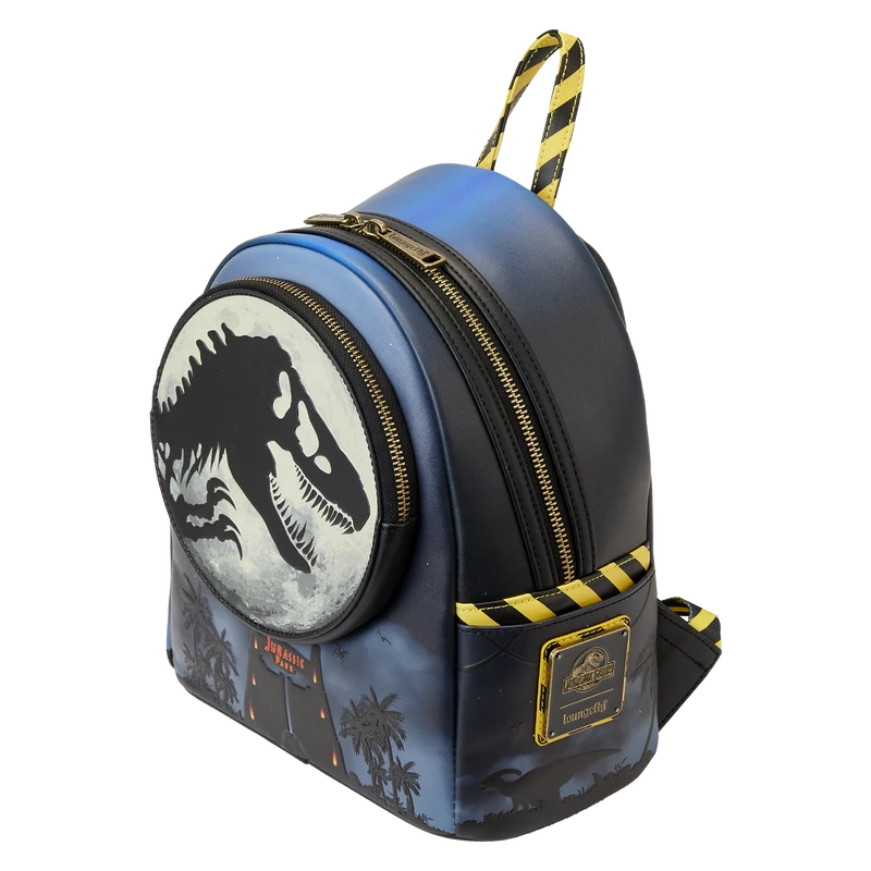 Loungefly Jurassic Park 30th Dino Moon Glow Mini Backpack 6 Loungefly Jurassic Park 30th Dino Moon Glow Mini Backpack - Image 4
