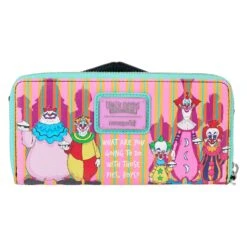 Loungefly Killer Klowns From Outer Space Ziparound Wristlet -Toy Haven KKLWA0001 LFMGMKILLERKLOWNSFROMOUTERSPACEZIPAROUNDWALLET2865BACK