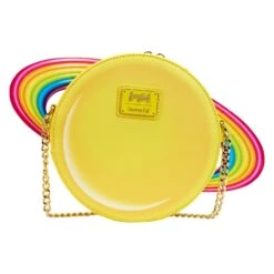 Loungefly Lisa Frank Yellow Rainbow Ring Saturn Crossbody Bag -Toy Haven LSFTB0005 LFLISAFRANKYELLOWRAINBOWRINGSATURNCROSSBODYBAG2510BACK