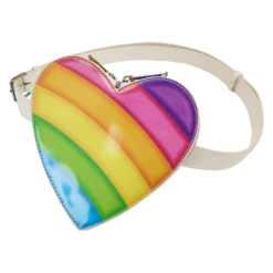 Loungefly Lisa Frank Rainbow Heart Mini Backpack With Waist Bag -Toy Haven LisaFrankRainbowHeartMiniBackpackwithWaistBag hi res 5