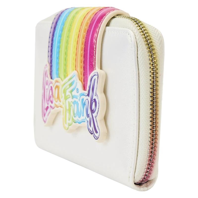 Loungefly Lisa Frank Rainbow Logo Ziparound Wallet 4 Loungefly Lisa Frank Rainbow Logo Ziparound Wallet - Image 2