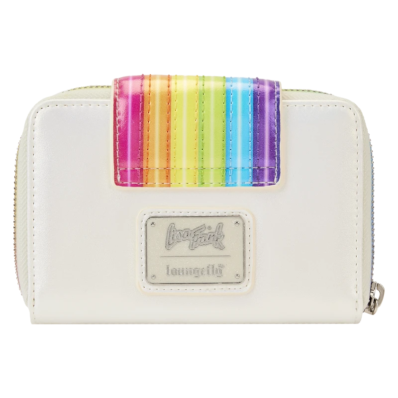 Loungefly Lisa Frank Rainbow Logo Ziparound Wallet 5 Loungefly Lisa Frank Rainbow Logo Ziparound Wallet - Image 3
