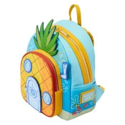 Loungefly Nickelodeon Spongebob Squarepants Pineapple House Mini Backpack -Toy Haven NICBK0066 LFNICKELODEONSPONGEBOBSQUAREPANTSPINEAPPLEHOUSEMINIBACKPACK0514QUARTER