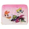 Loungefly Cartoon Network Power Puff Girls Vs Mojo Jojo Ziparound Wallet