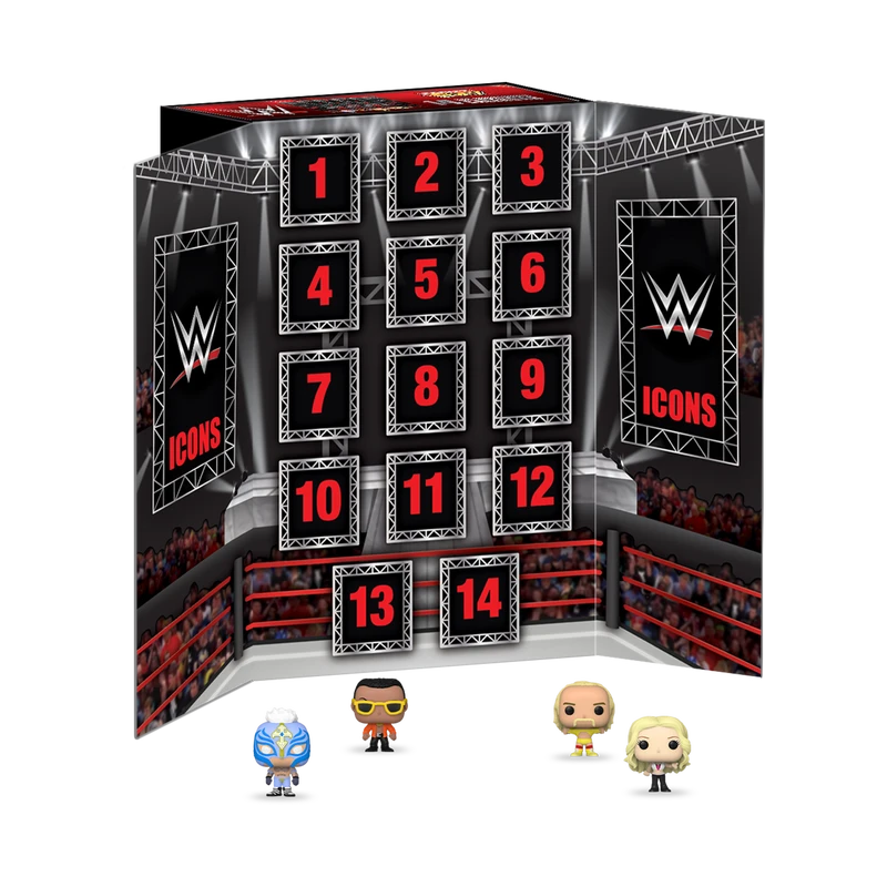 FUNKO Pocket Pop! WWE 14 Day Countdown Calendar 3 FUNKO Pocket Pop! WWE 14 Day Countdown Calendar