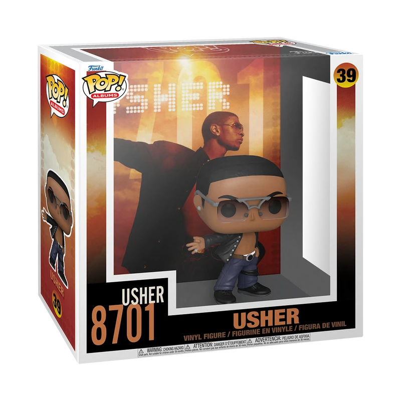 FUNKO Usher 8701 Pop! Album Figure With Case 4 FUNKO Usher 8701 Pop! Album Figure With Case - Image 2